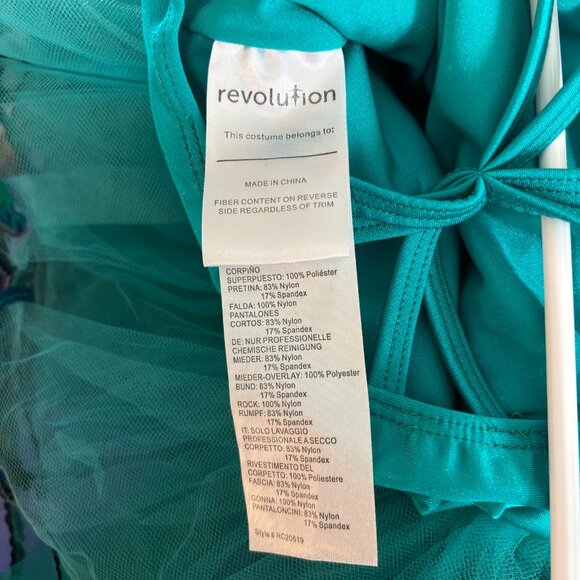 Revolution Just Dance Child Size Small 5 Leotard Sequin Tulle Dress Costume - Picture 6 of 6